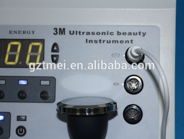 Portable eyes face and body newest 3Mhz ultrasonic skin massager machine