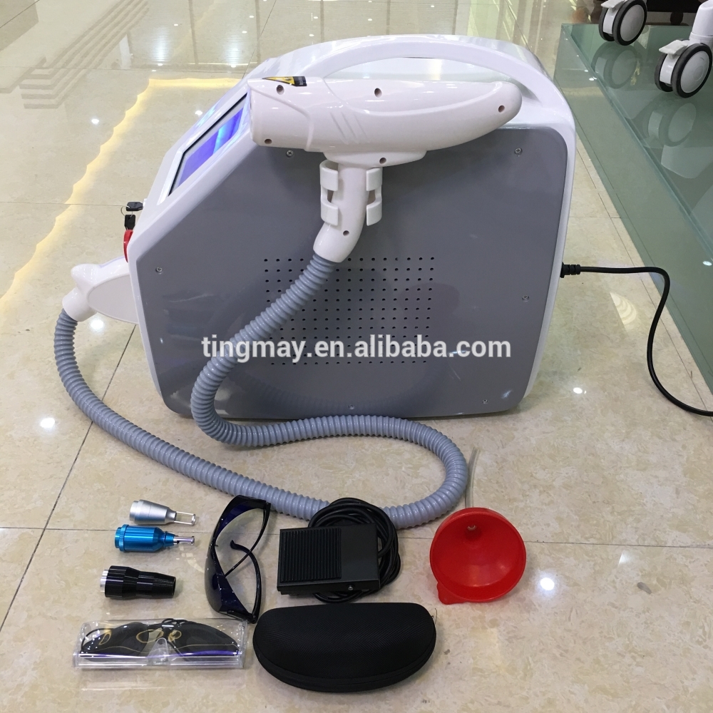 2019 New Arrival q switched nd yag laser 1064 nm 532nm and 1320nm tattoo removal skin rejuvenation spider vein removal machine