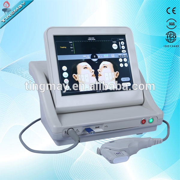 Portable hifu high intensity focused ultrasound HIFU face lift machine