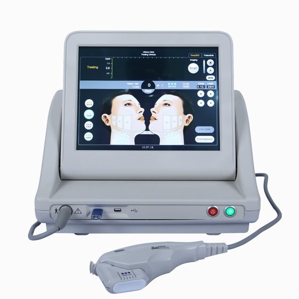 face and body hifu machine with 5 cartridges 1.5mm 3.0mm 4.5mm 8.0mm 13mm