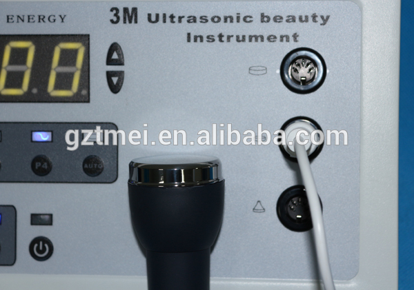 Portable eyes face and body newest 3Mhz ultrasonic skin massager machine