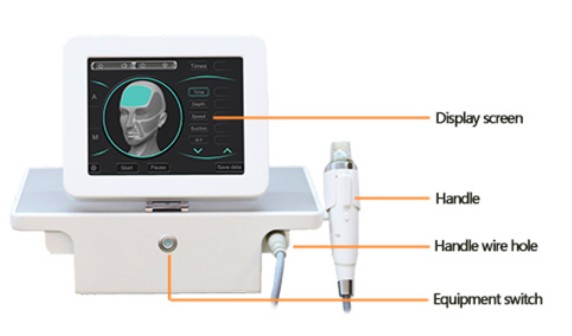 Newest fractional rf microneedle face skin care machine