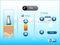 Beauty salon cavitation liposuction V8 vacuum roller massage velashape slimming machine