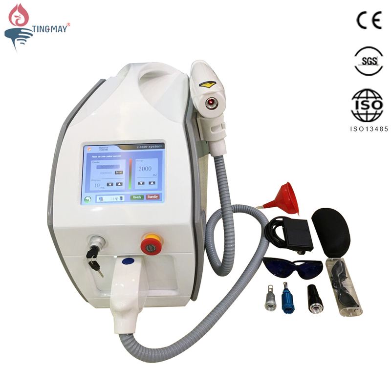 ND yag laser pigment removal carbon peeling face whitening machine