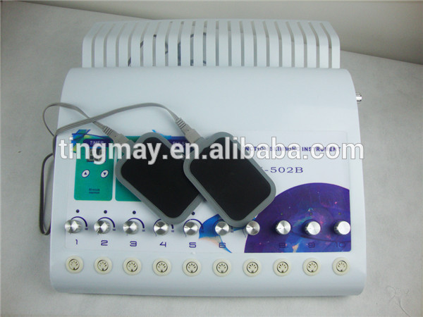 Far infrared machinent tens/ems portable weight loss heating pad TM-502B