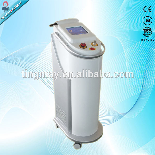 vertical 8 inches touch screen nd yag laser machine salon use tattoo removal