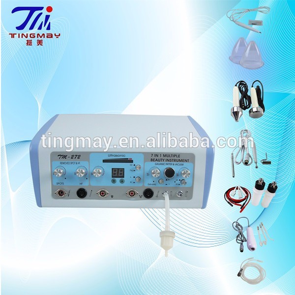 7 in 1 ultrasonic electrotherapy galvanic vacuum facial cleaning multifunction skin care machine