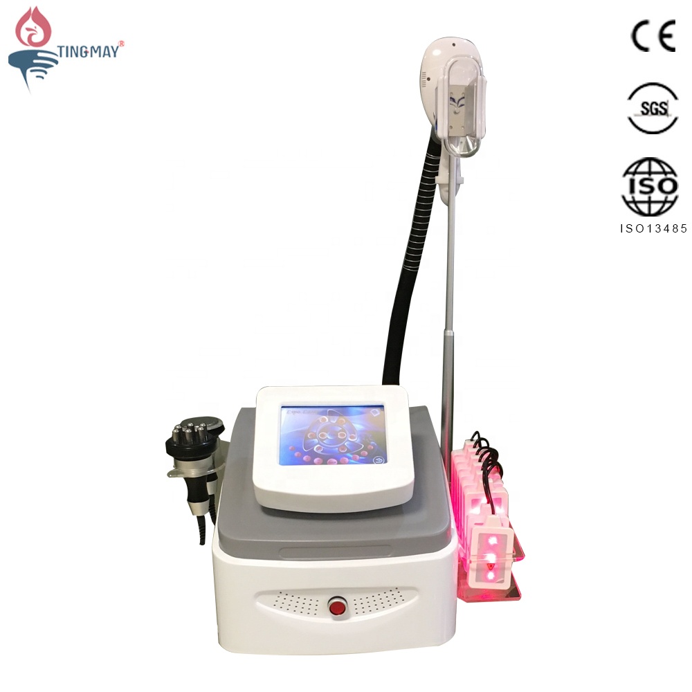 TINGMAY Portable 4in1 cavitation rf cryolipolysis lipo laser machine