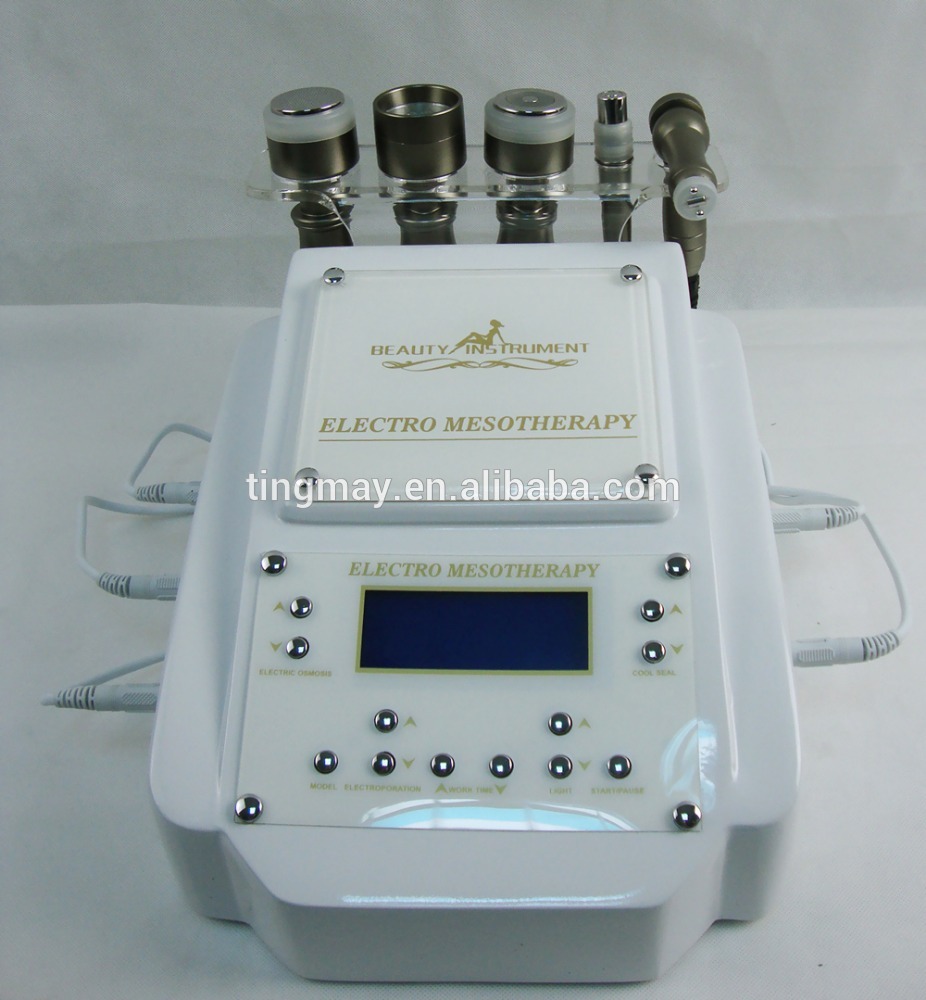 Hot no needle mesotherapy beauty machine skin care device