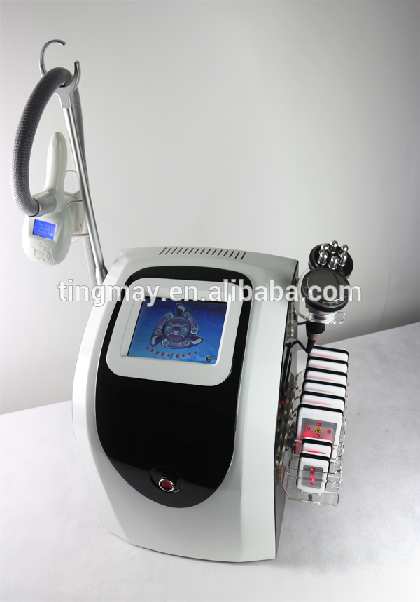 RF cavitation vacuum cryolipolysis fat freezing machine lipo laser