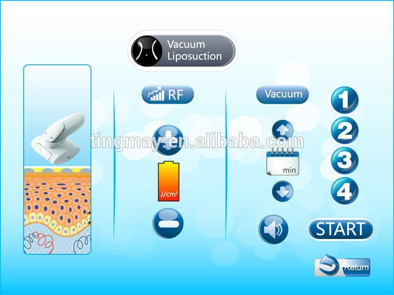 Beauty salon cavitation liposuction V8 vacuum roller massage velashape slimming machine