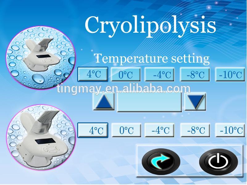 vacuum cavitation rf cryolipolysis fat freezing machine