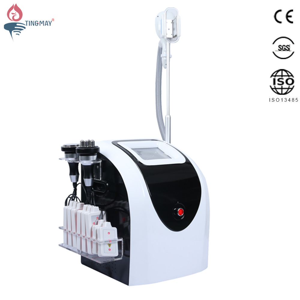 Hot selling New portable ultrasonic cavitation rf lipolaser cryolipolysis fat freeze machine