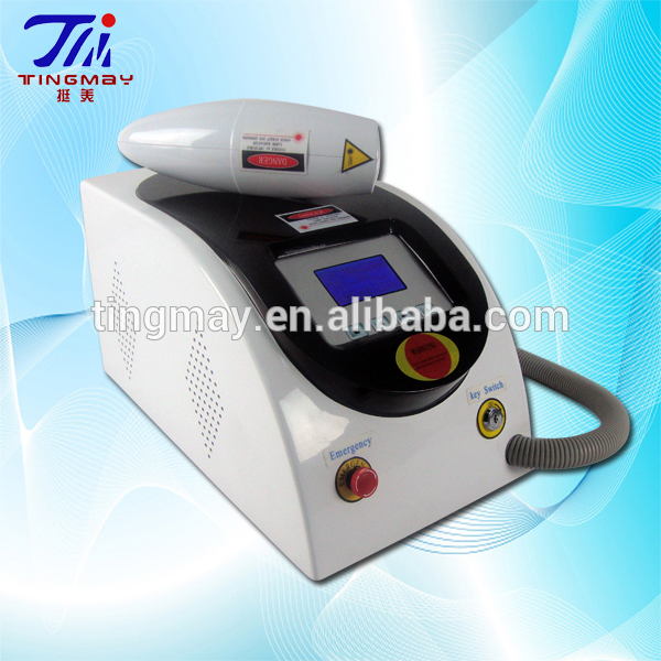 Tattoo removal q switched nd yag skin care laser machine