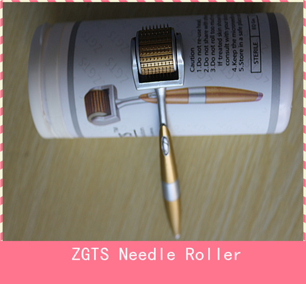 Micro needle derma roller with 192 Titanium needles for facial care