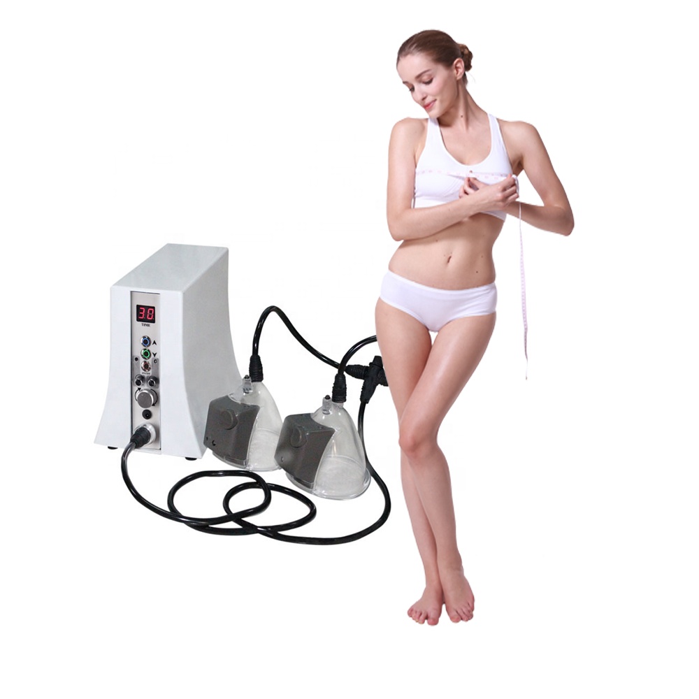 Breast enlargement and buttocks lifting machine with vacuum cup