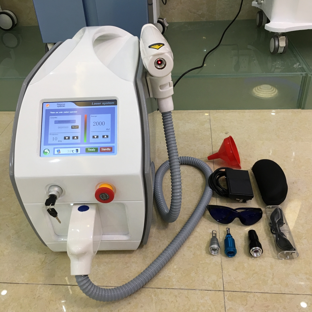 ND yag laser pigment removal carbon peeling face whitening machine