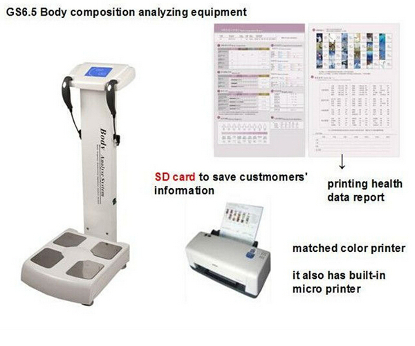 Professional body composition health analyzer/body fat composition analyzer TM-GS6.5