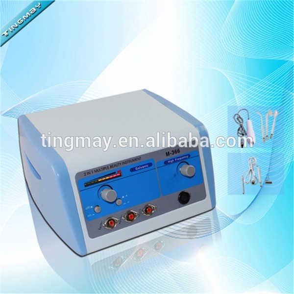 Galvanic electrotherapy high frequency comb