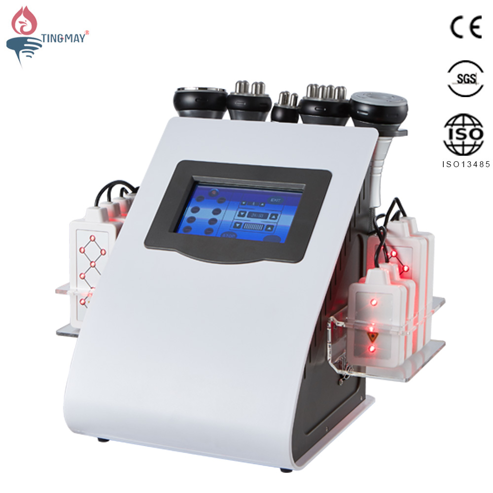 Guangzhou laser diode lipo laser cavitation and rf Fat burning machine