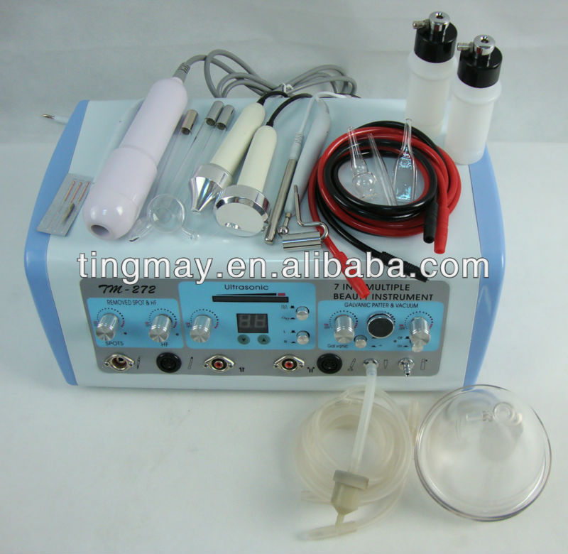 7 In 1 Multifunction High frequency ultrasonic galvanic facial machine