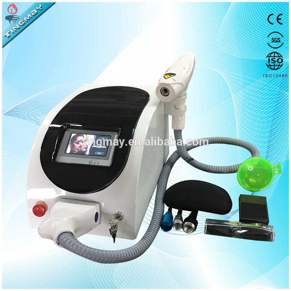 TM-J107 portable easy operation tattoo removal1064 nm 532nm nd yag laser