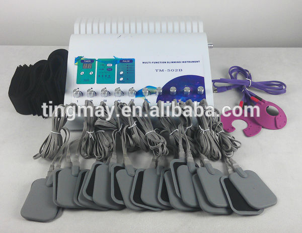 Infrared heated electro fitness electro stimulation instrument