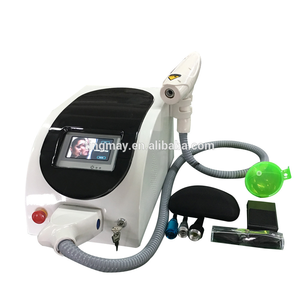 2019 Hot selling nd yag laser tattoo removal carbon peeling machine on sale with three filters 532nm, 1064nm, 1320nm