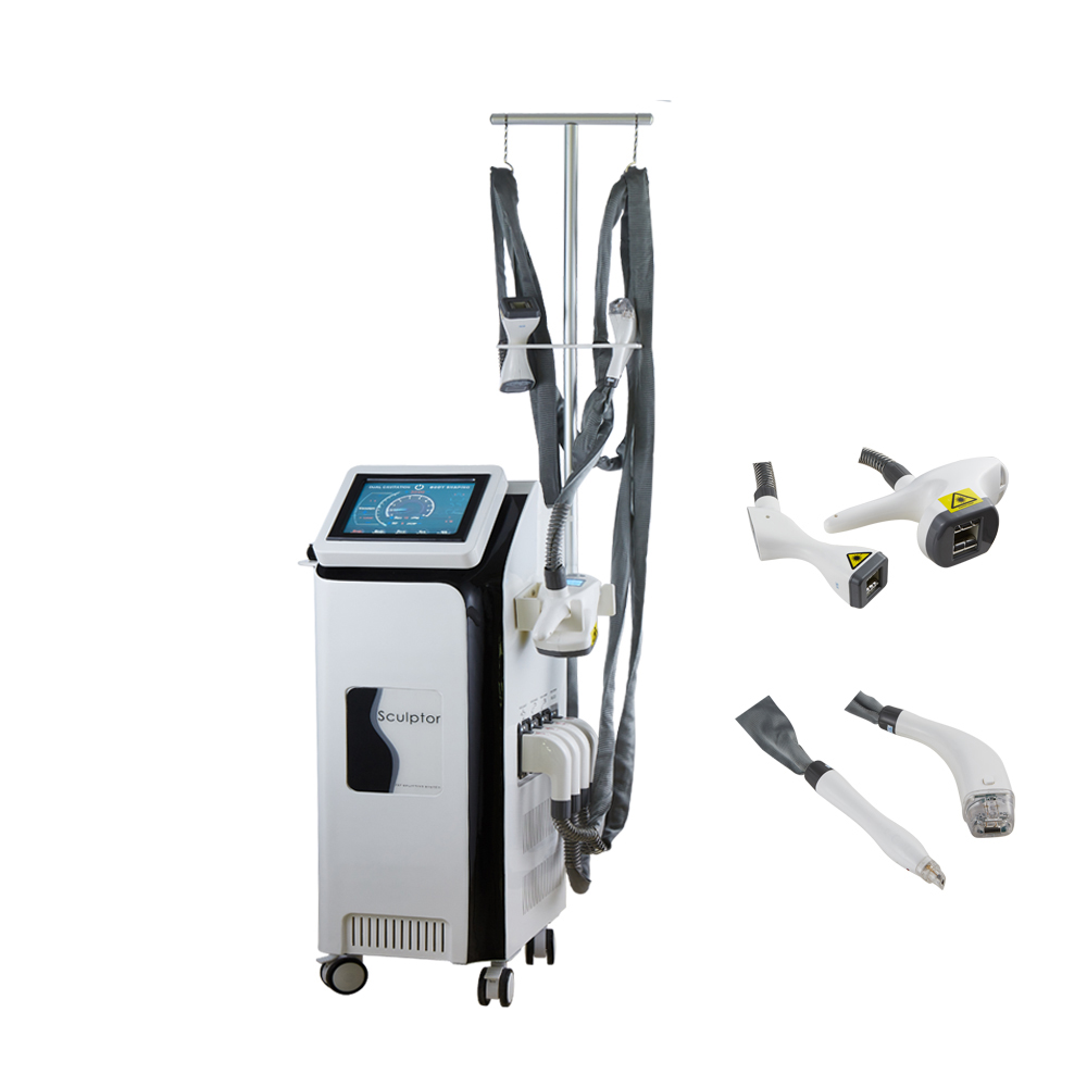 Cavitation vacuum rf infrared laser vacuum roller slimming massage machine