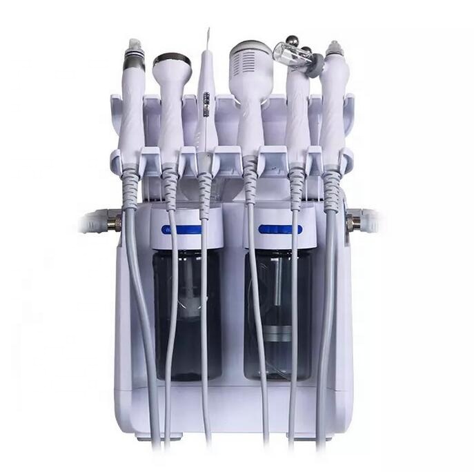 Best selling H2O2 6 in 1 deep clean oxygen spray BIO lift aqua peeling skin scrubber hydro dermabrasion facial machine on sale